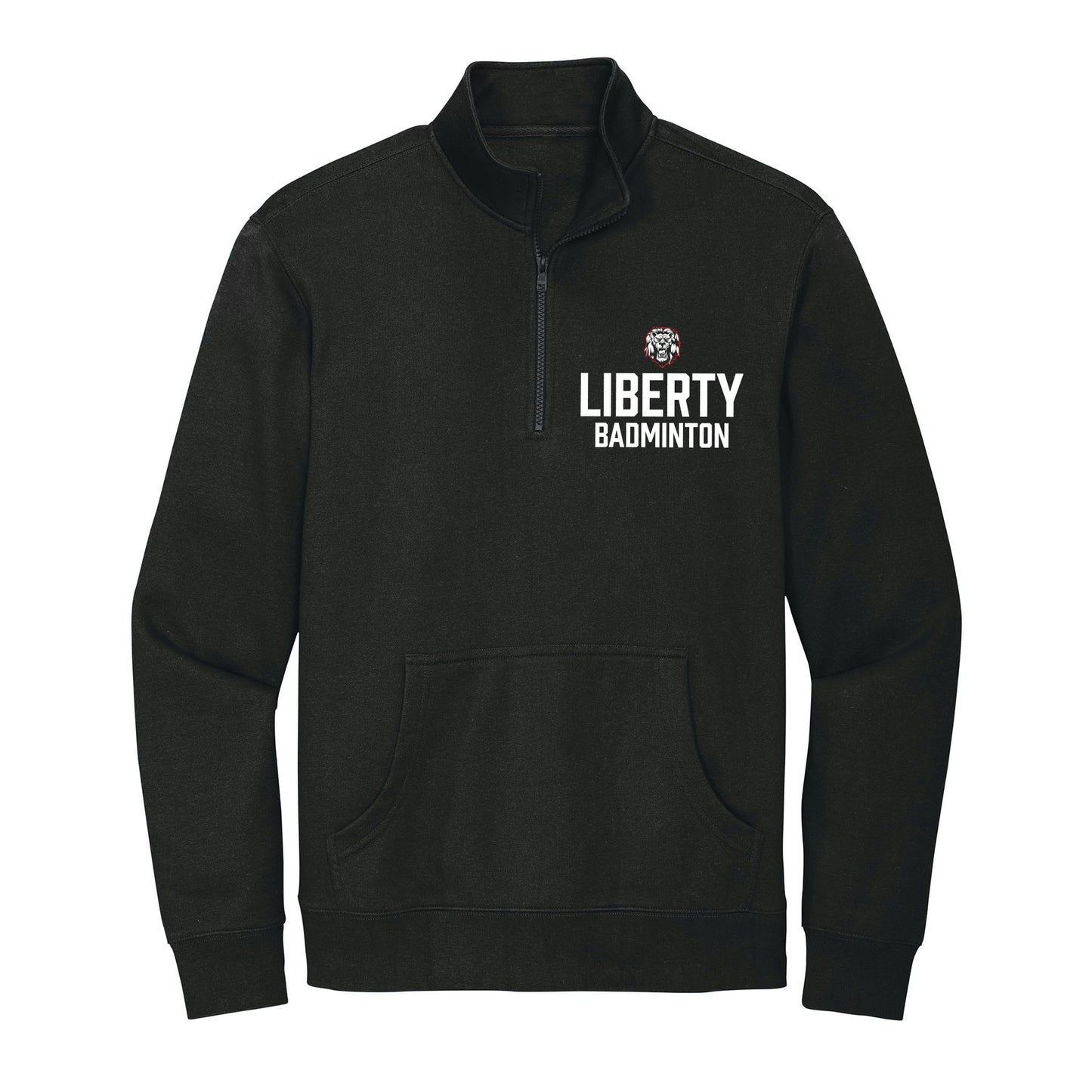 Liberty Badminton Stacked 1/4 Zip Fleece
