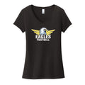 Eagles Football Women's V-Neck Tee