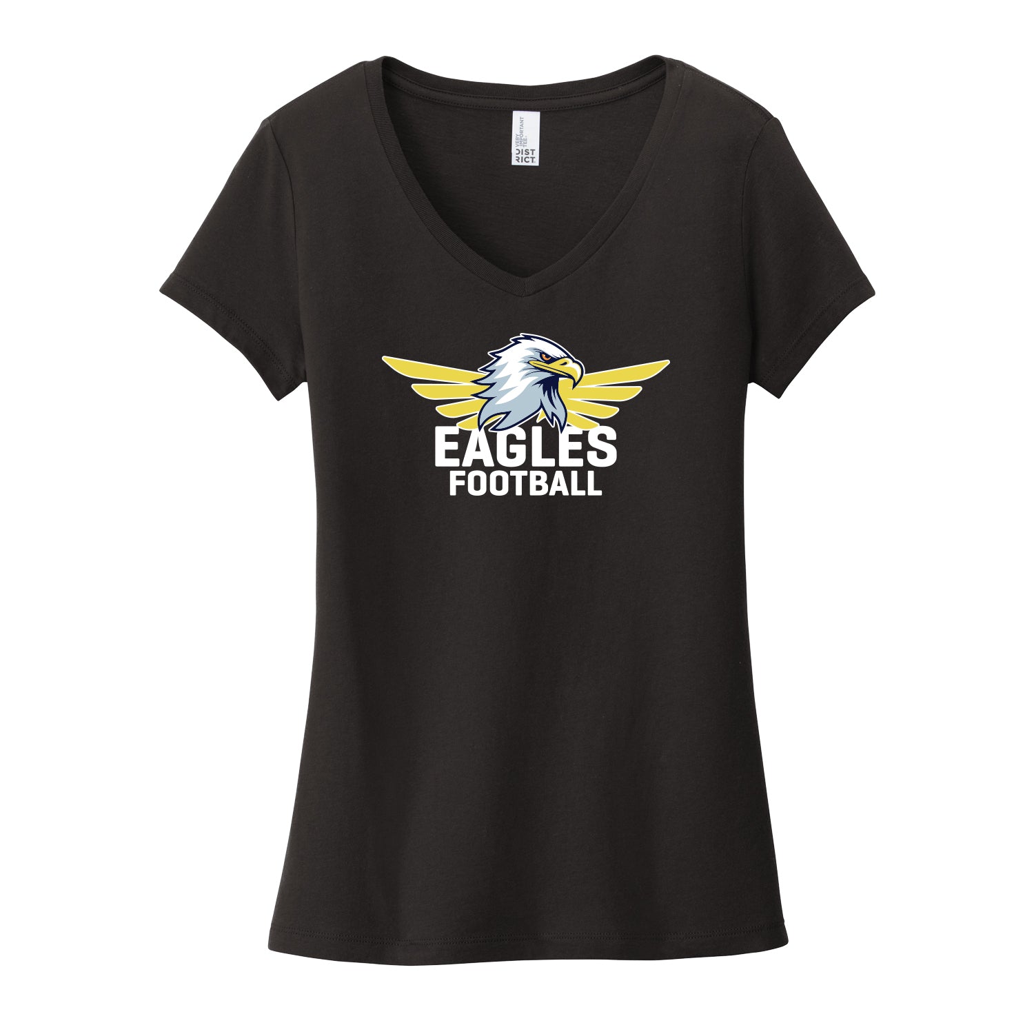 Eagles Football Women's V-Neck Tee