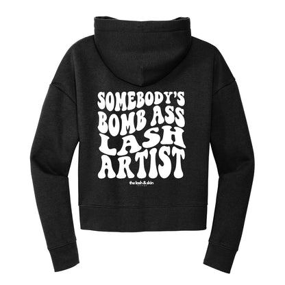 Lash Artist Cropped Hoodie