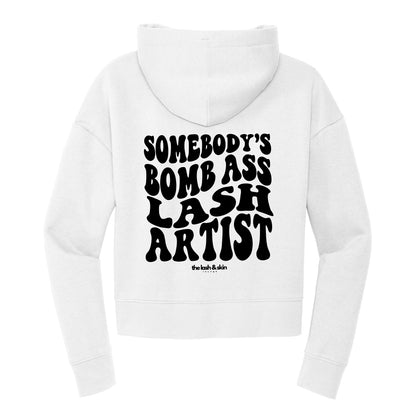 Lash Artist Cropped Hoodie