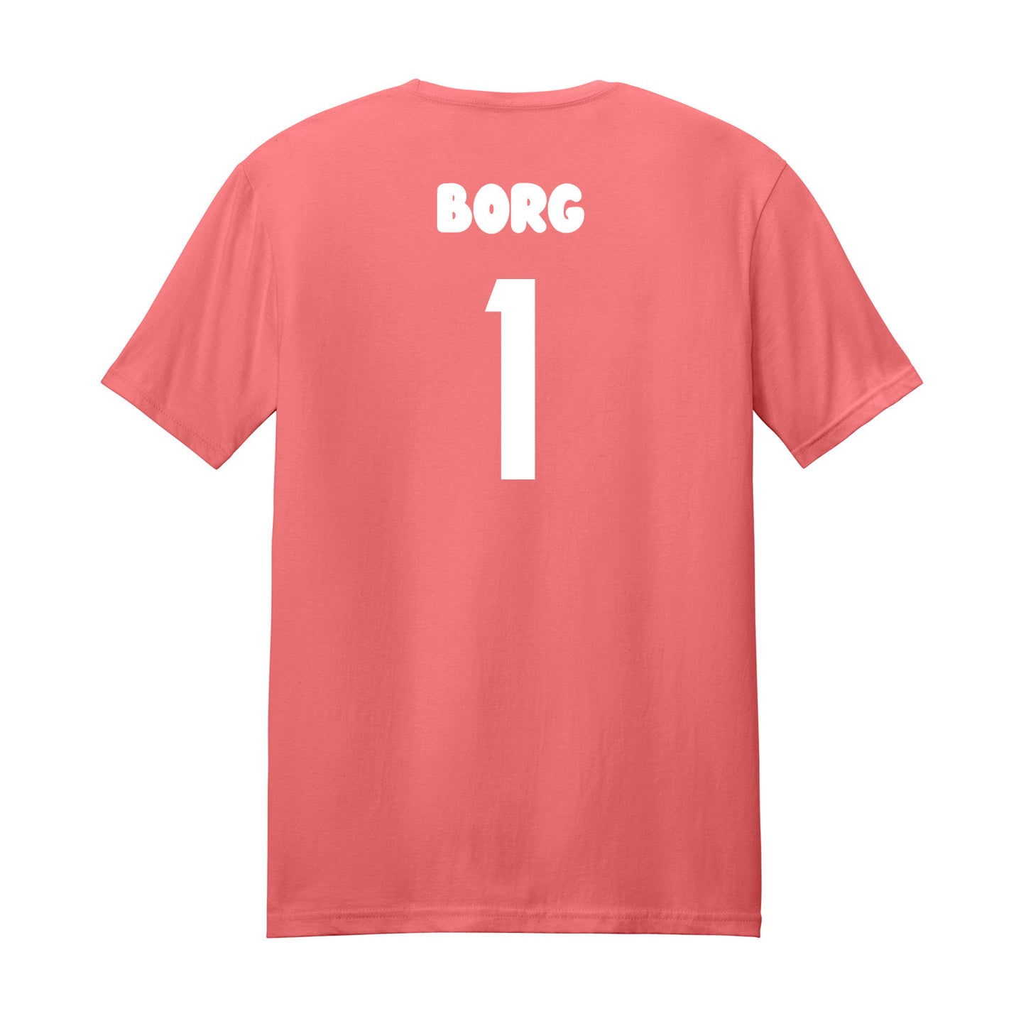Borg's 1st Grade Vistancia Class Shirt (Coral Silk)