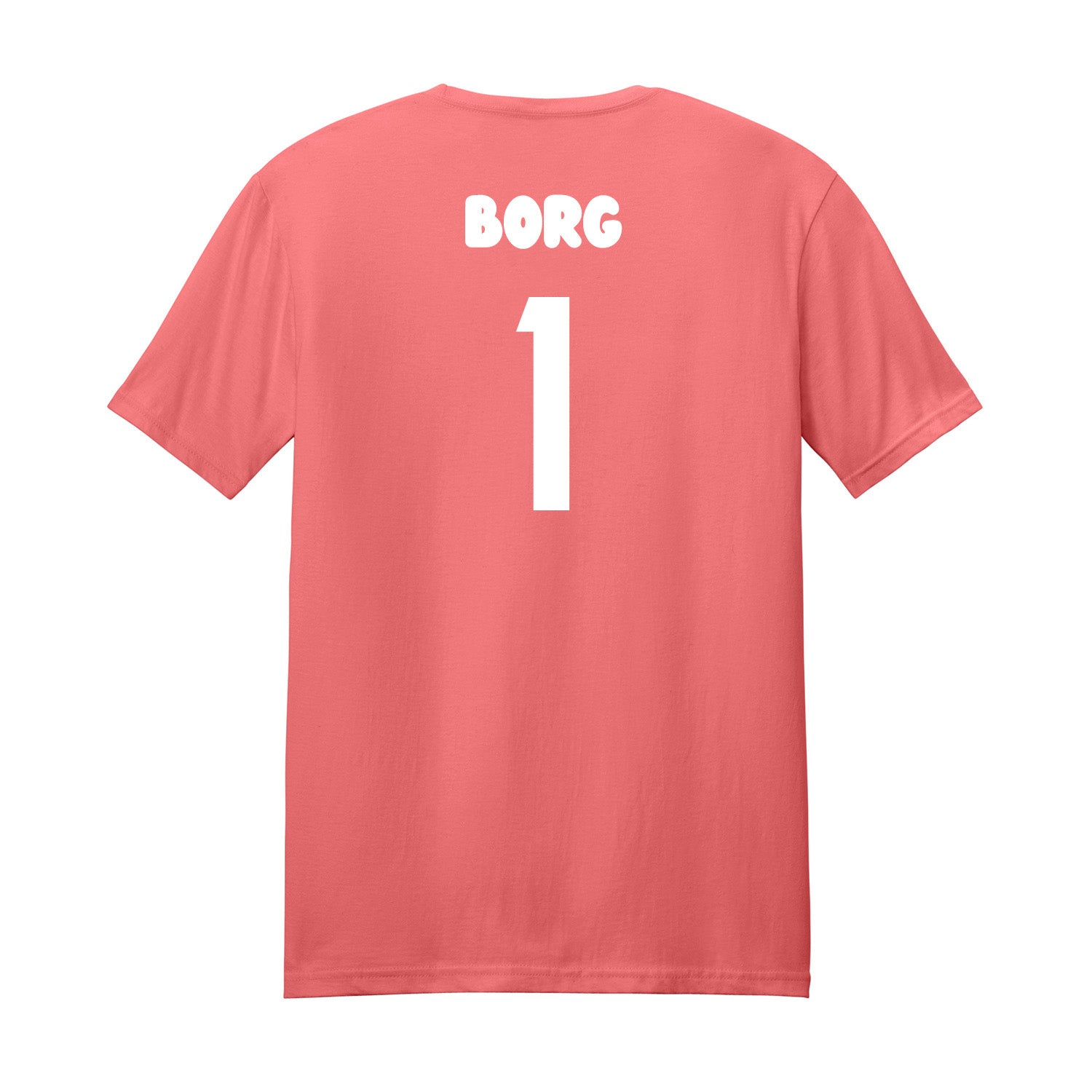 Borg's 1st Grade Vistancia Class Shirt (Coral Silk)