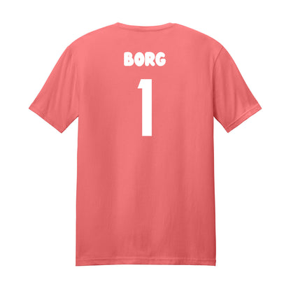 Borg's 1st Grade Vistancia Class Shirt (Coral Silk)
