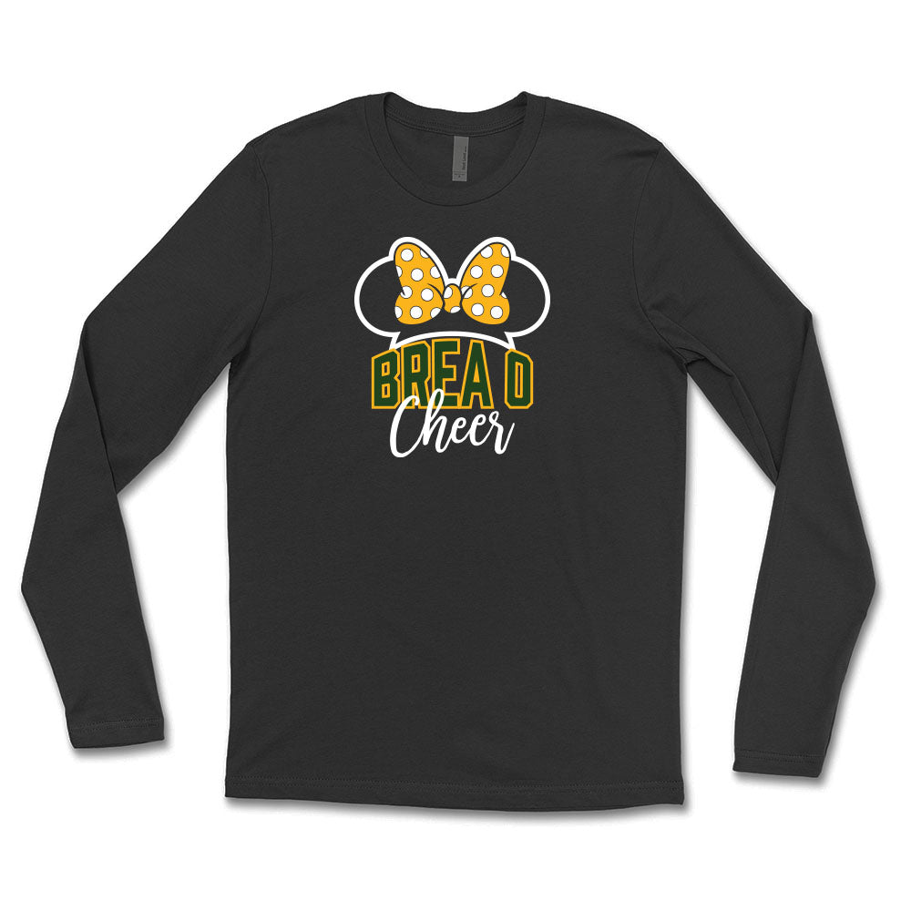 Brea O Cheer Minnie Ears Long Sleeve Tee