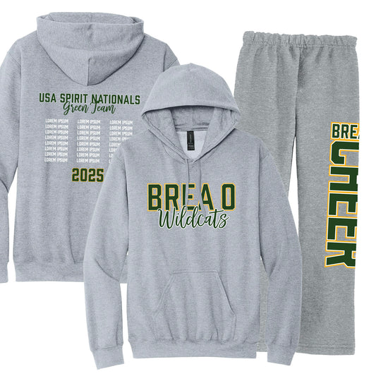 Brea O Wildcats Green Team Set