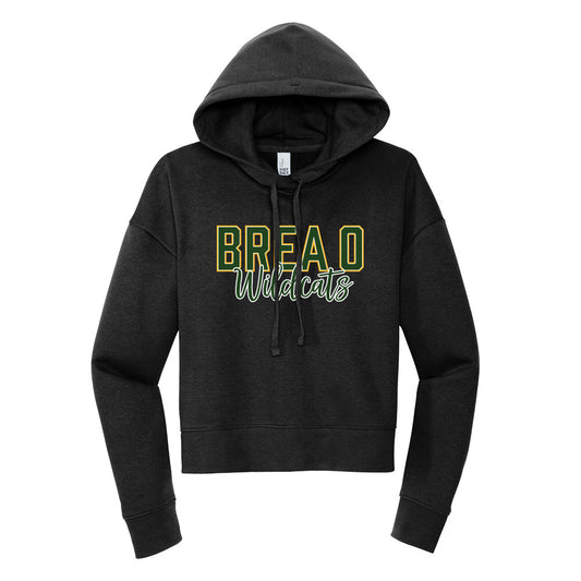 Brea O Wildcats Cropped Hoodie