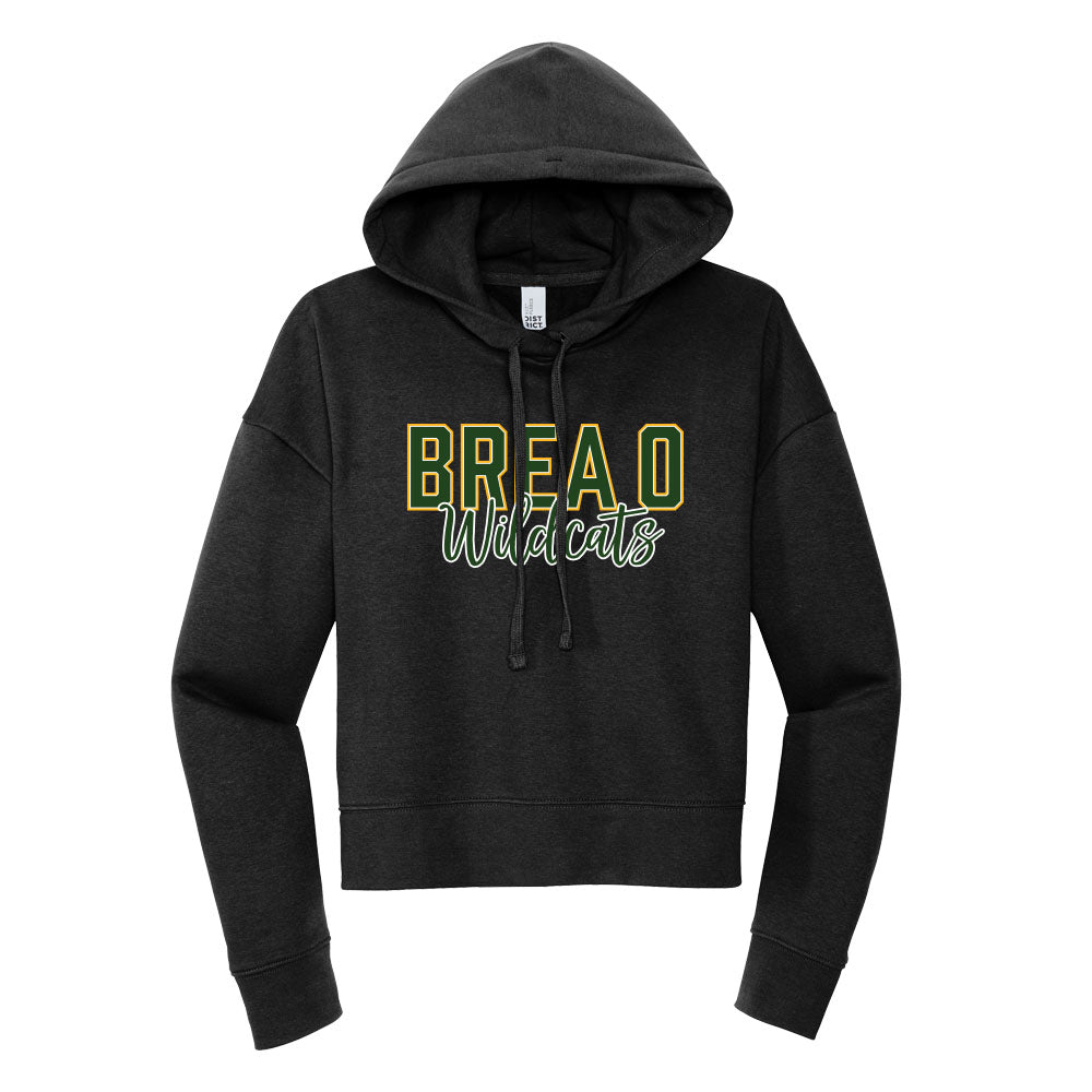 Brea O Gold Team Cropped Hoodie