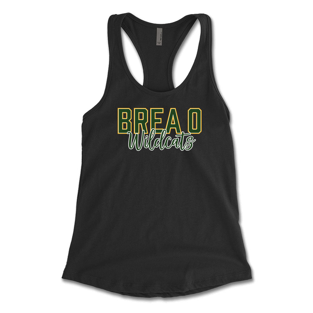 Brea O Wildcats Women's Racerback Tank