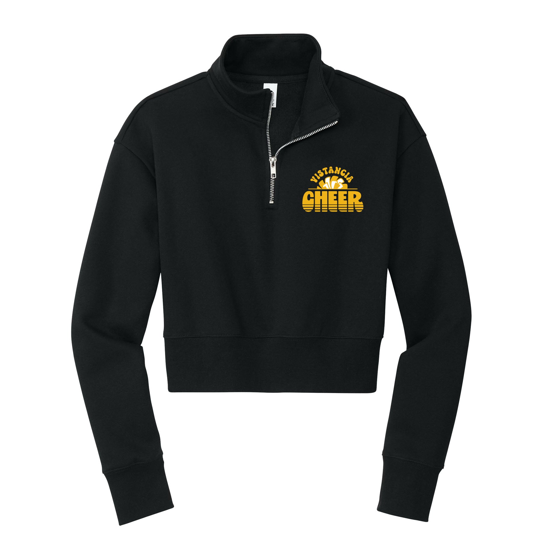 Vistancia Cheer Cropped 1/4 Zip Fleece
