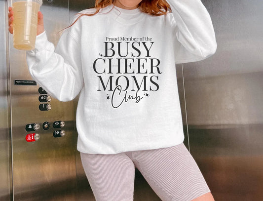 Busy Cheer Mom Unisex Crewneck Sweatshirt