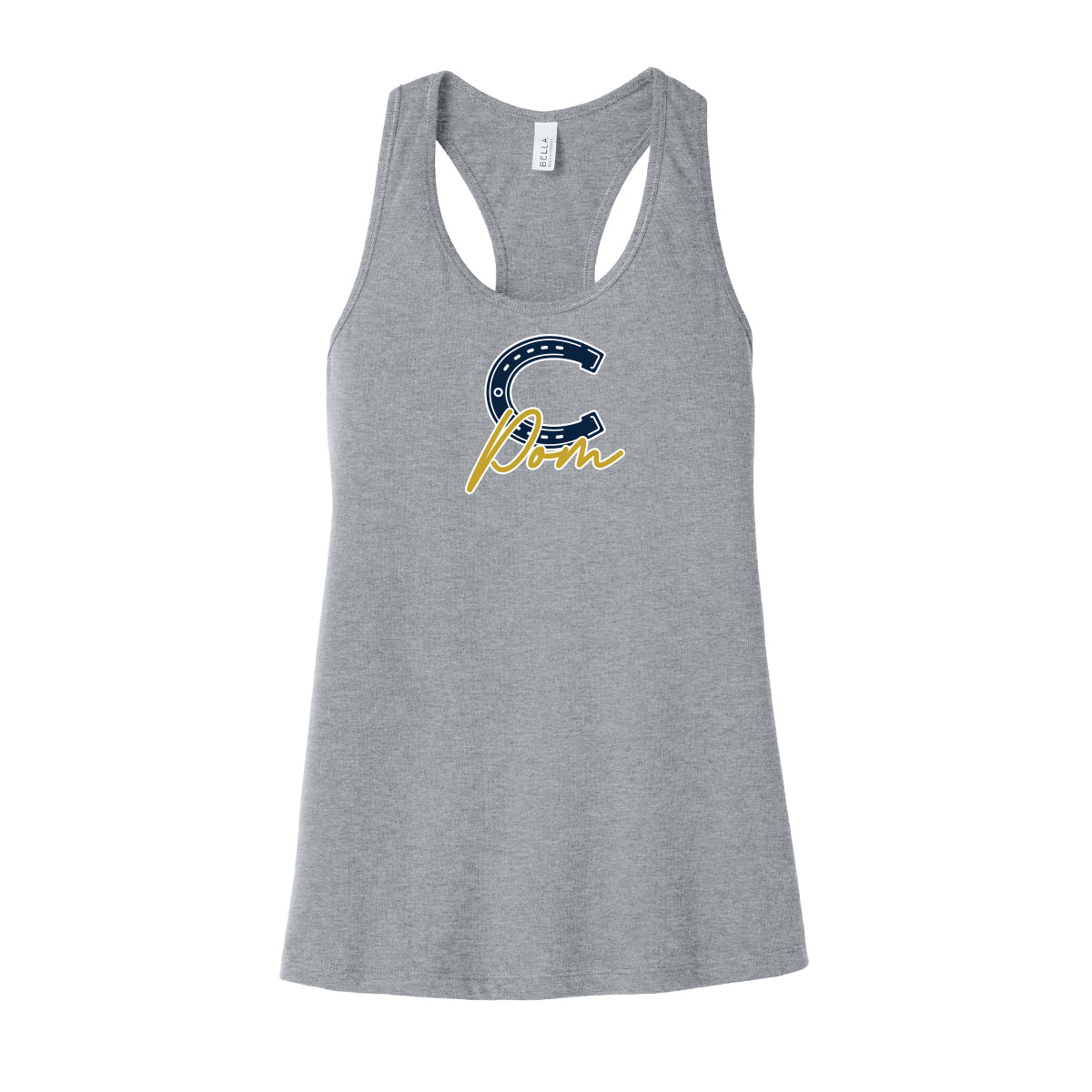 C Pom Script Racerback Tank