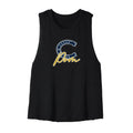 C Pom Cropped Racerback Tank