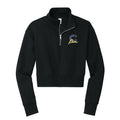 C Pom Cropped 1/4 Zip Fleece