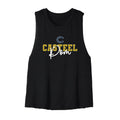 Casteel Pom Cropped Racerback Tank
