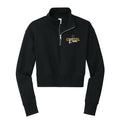 Casteel Pom Cropped 1/4 Zip Fleece