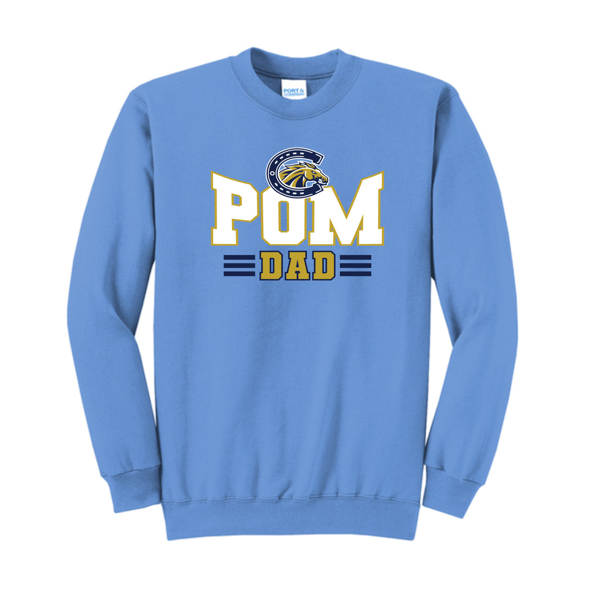 Casteel Pom Dad Unisex Crewneck Sweatshirt