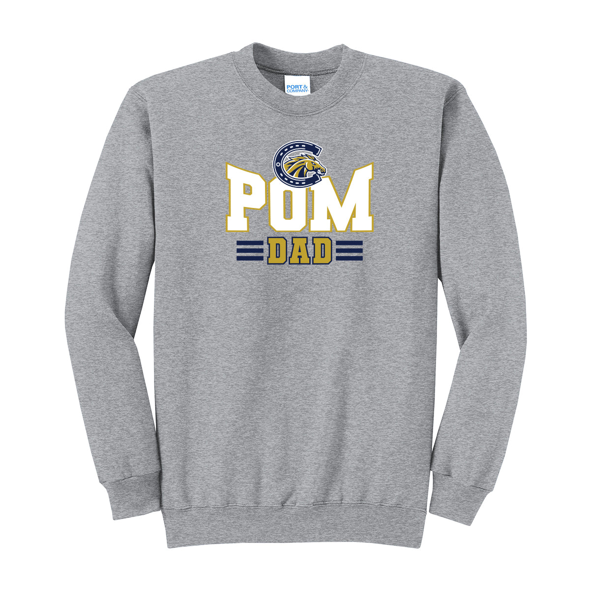 Casteel Pom Dad Unisex Crewneck Sweatshirt