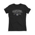 Casteel Pom Outline Women's Fitted Tee