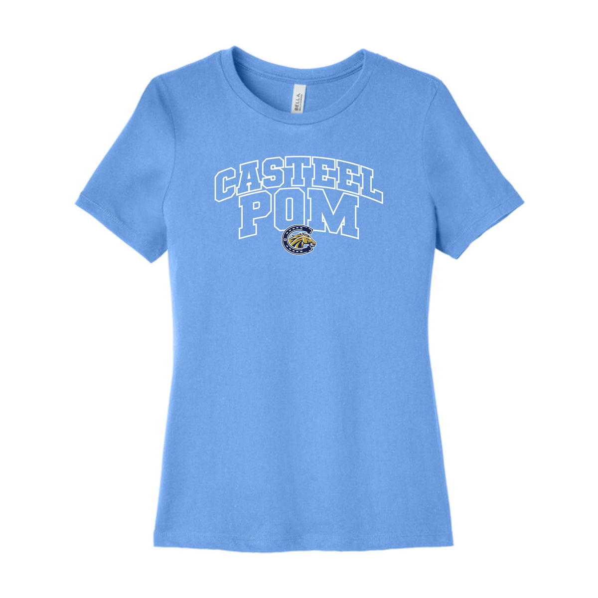 Casteel Pom Outline Women's Fitted Tee
