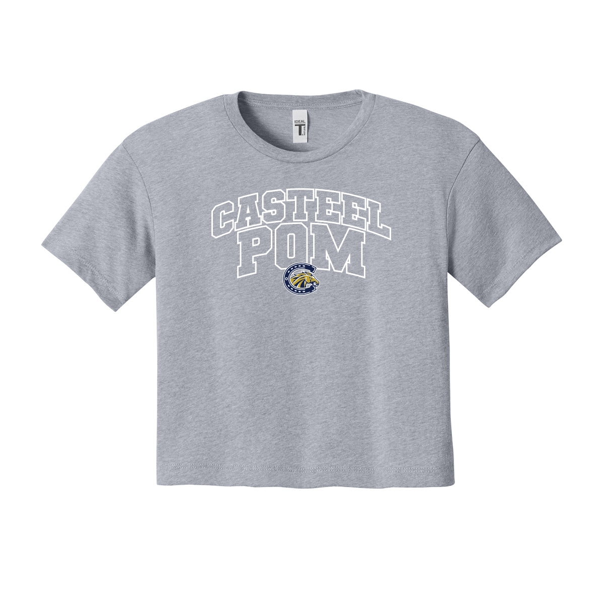 Casteel Pom Outline Cropped Tee