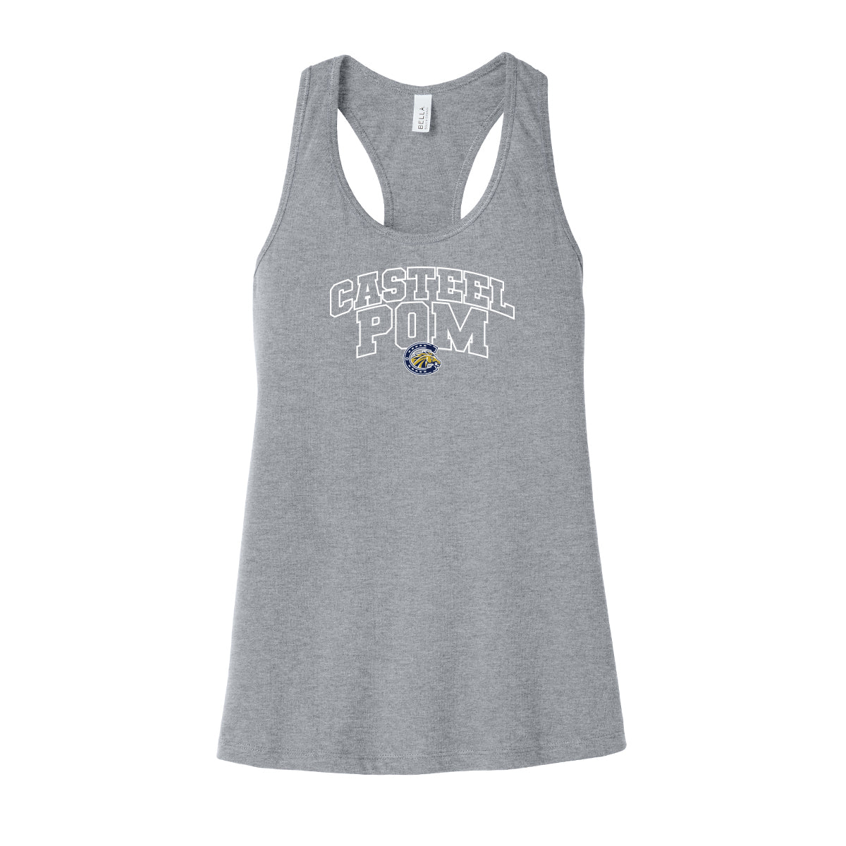 Casteel Pom Outline Racerback Tank