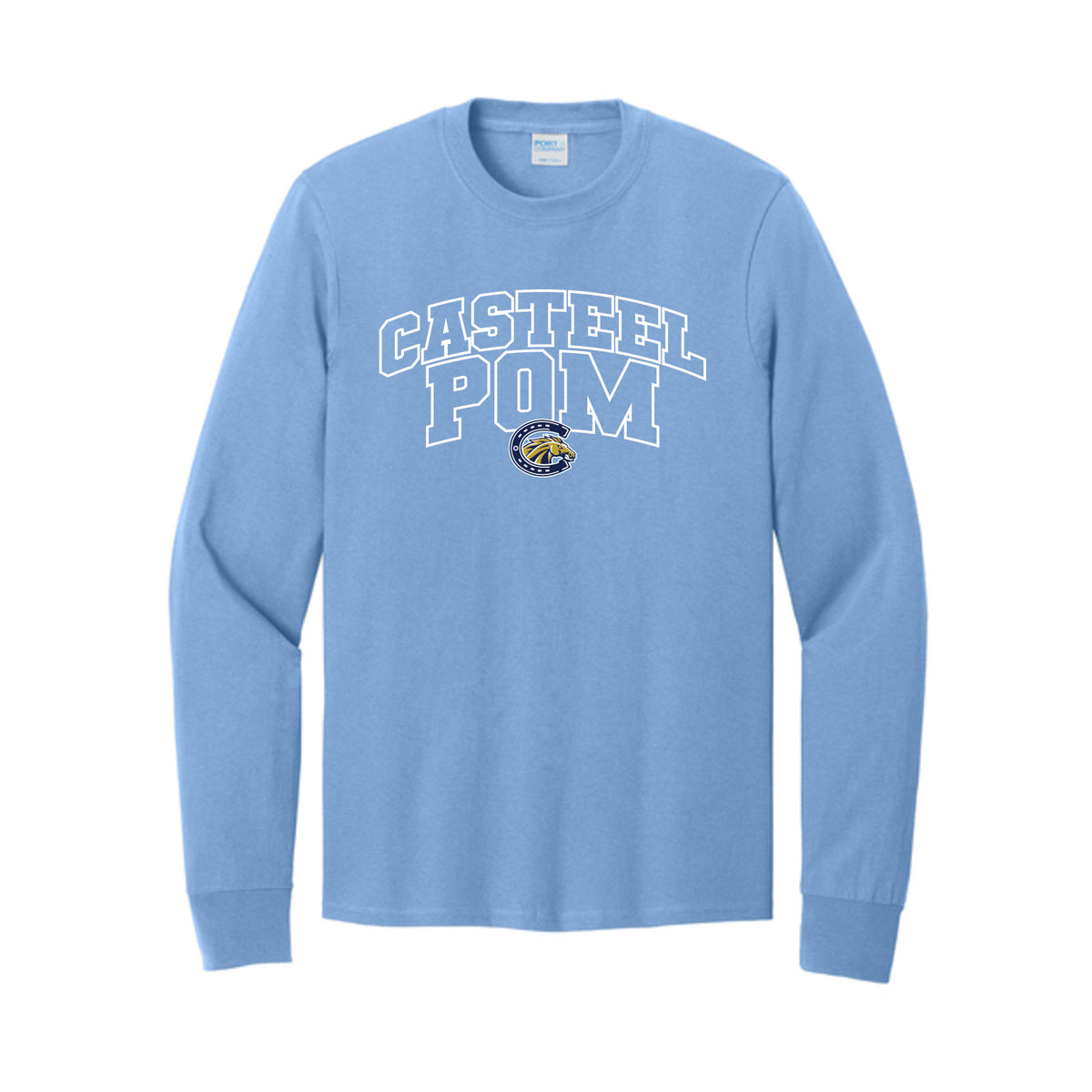 Casteel Pom Outline Unisex Long Sleeve Tee