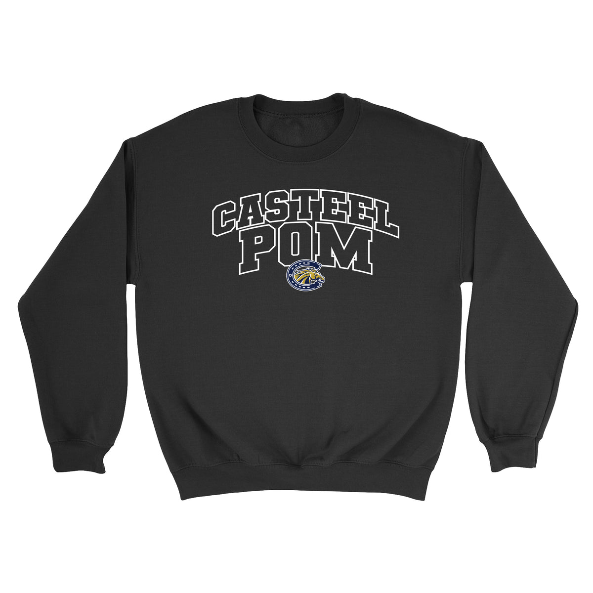 Casteel Pom Outline Unisex Crewneck Sweatshirt