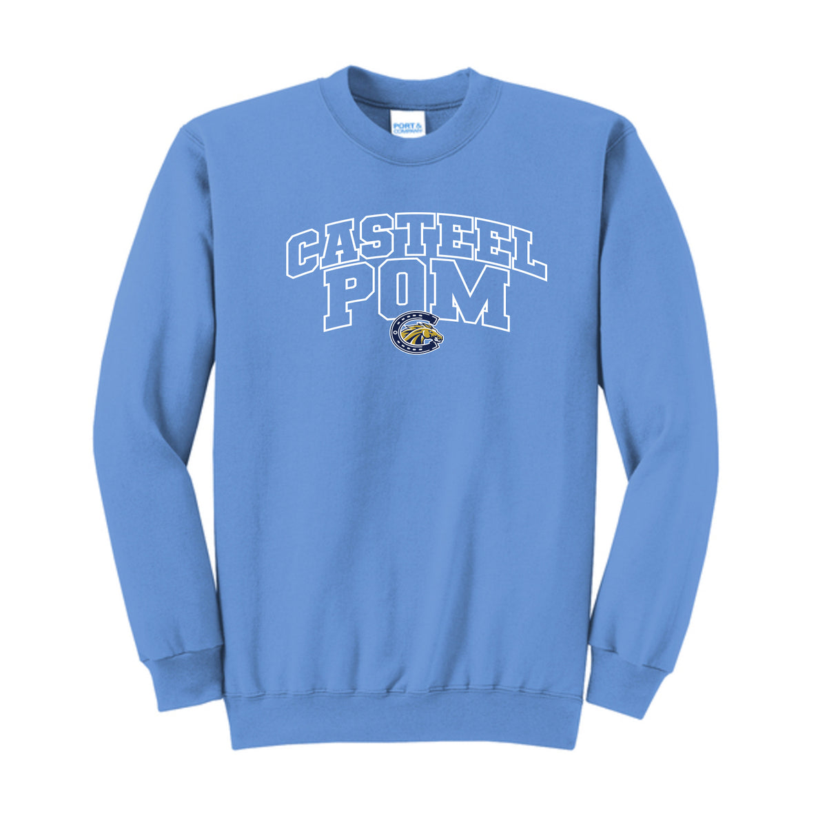 Casteel Pom Outline Unisex Crewneck Sweatshirt