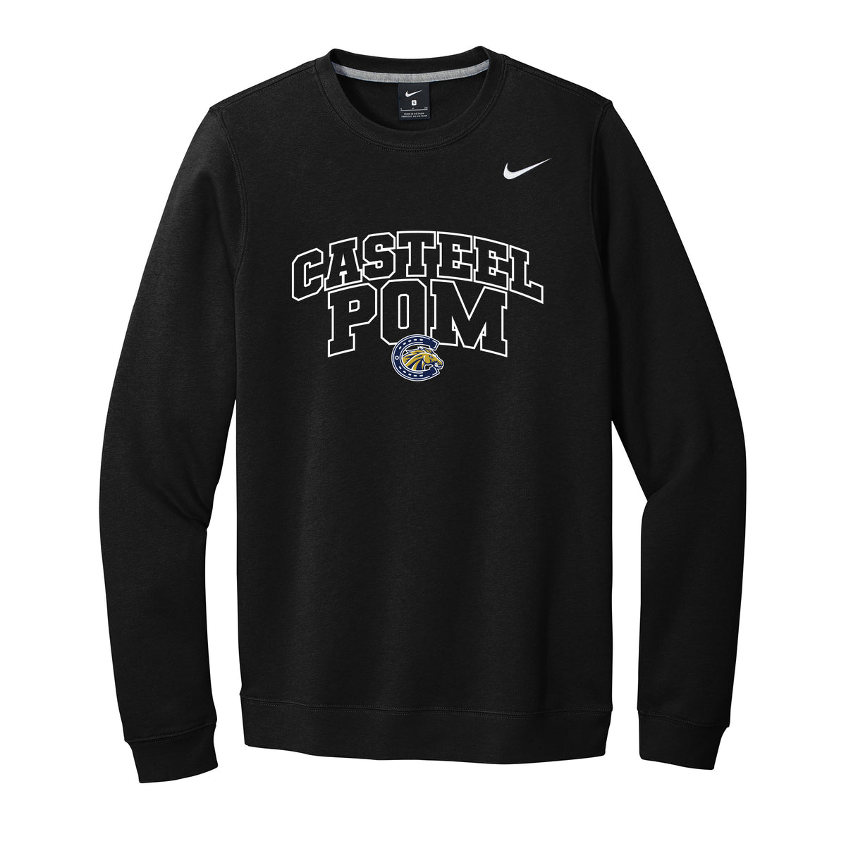 Casteel Pom Outline Nike Crewneck Sweatshirt