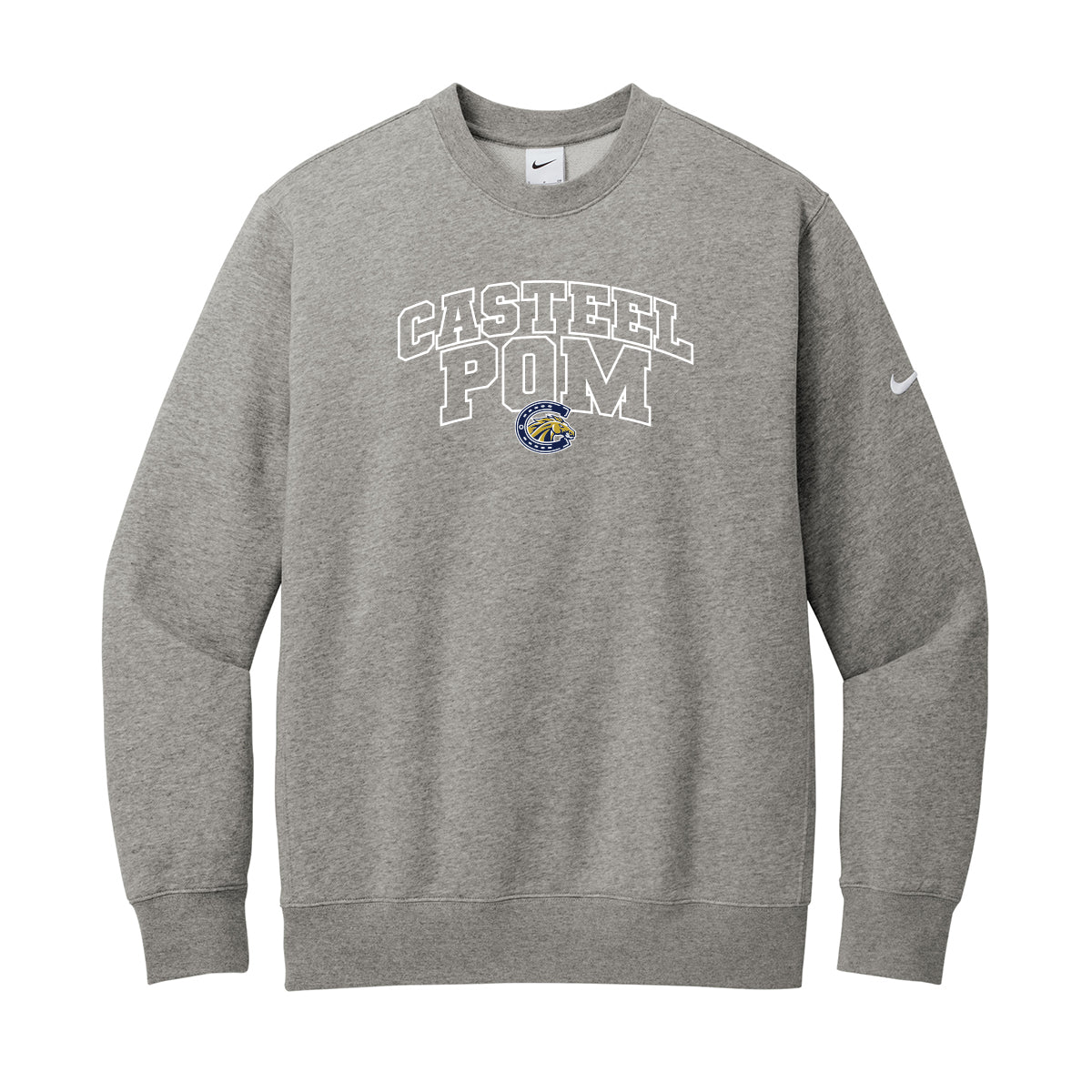 Casteel Pom Outline Nike Crewneck Sweatshirt