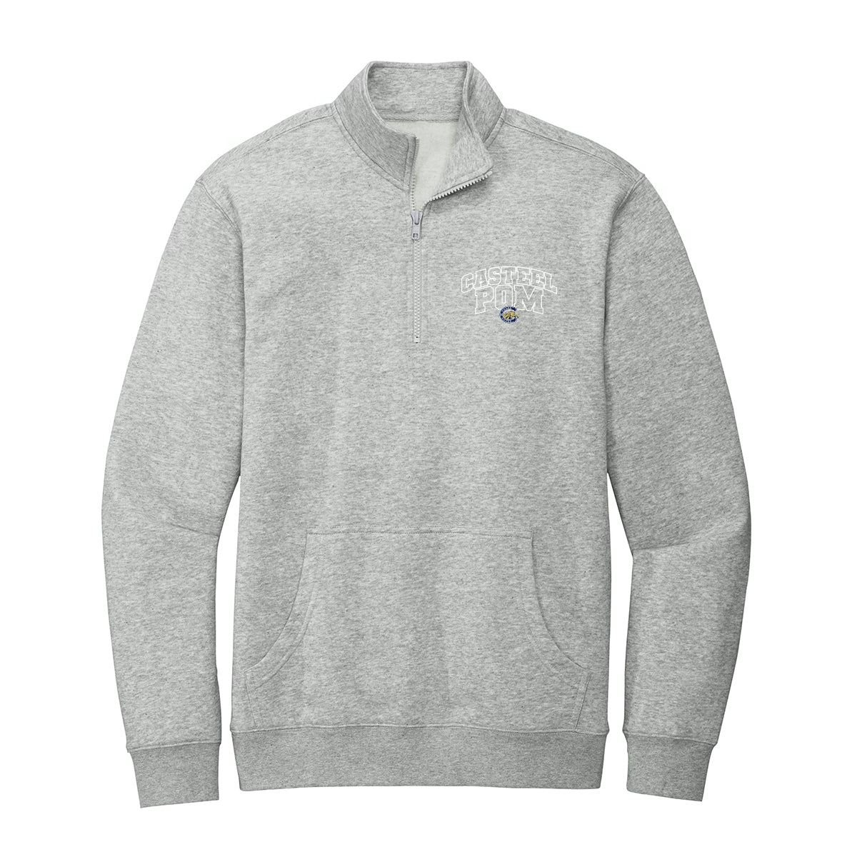 Casteel Pom Outline 1/4 Zip Fleece