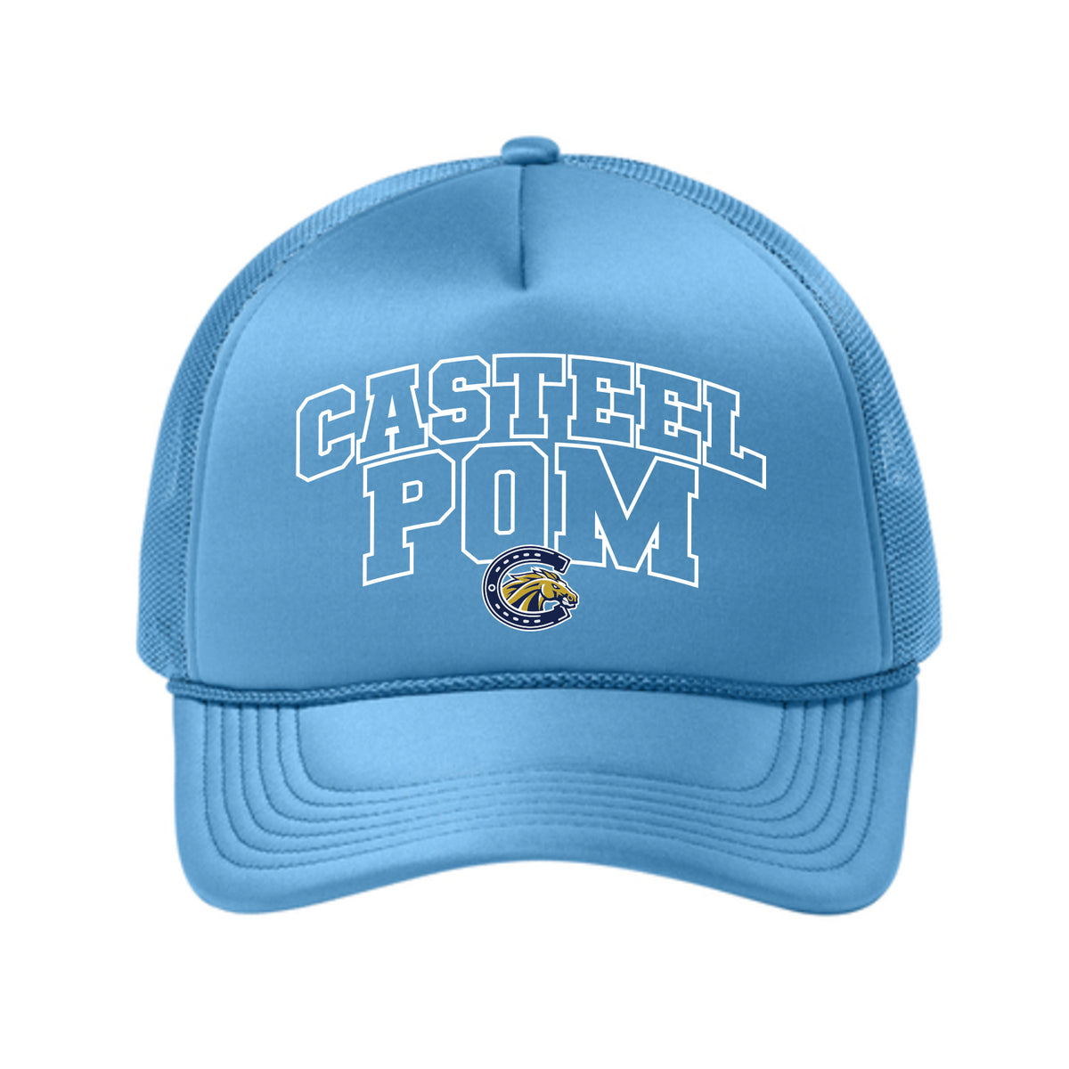 Casteel Pom Outline Trucker Hat