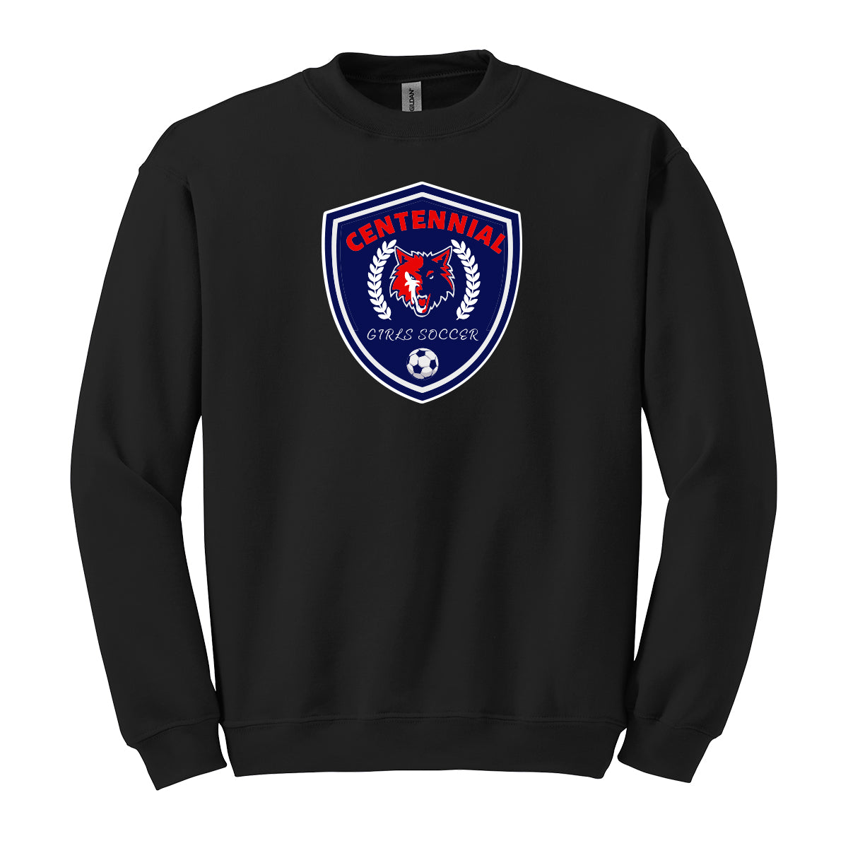 Centennial Girls Soccer Team Crest Crewneck Sweatshirt