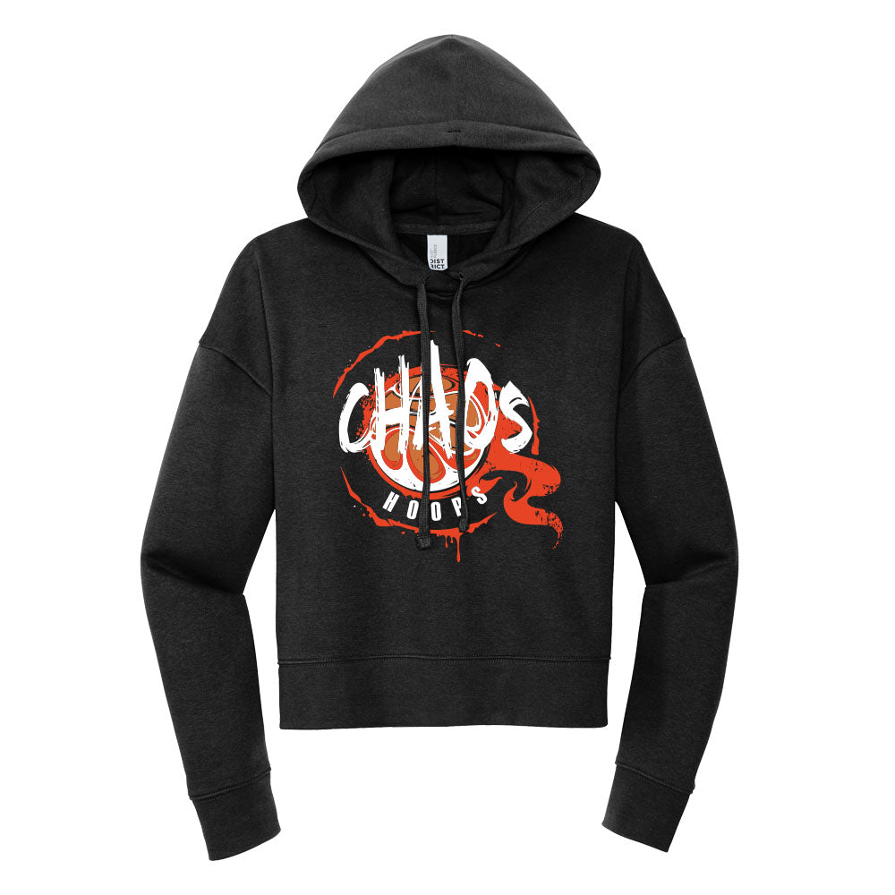 Chaos Hoops Cropped Hoodie