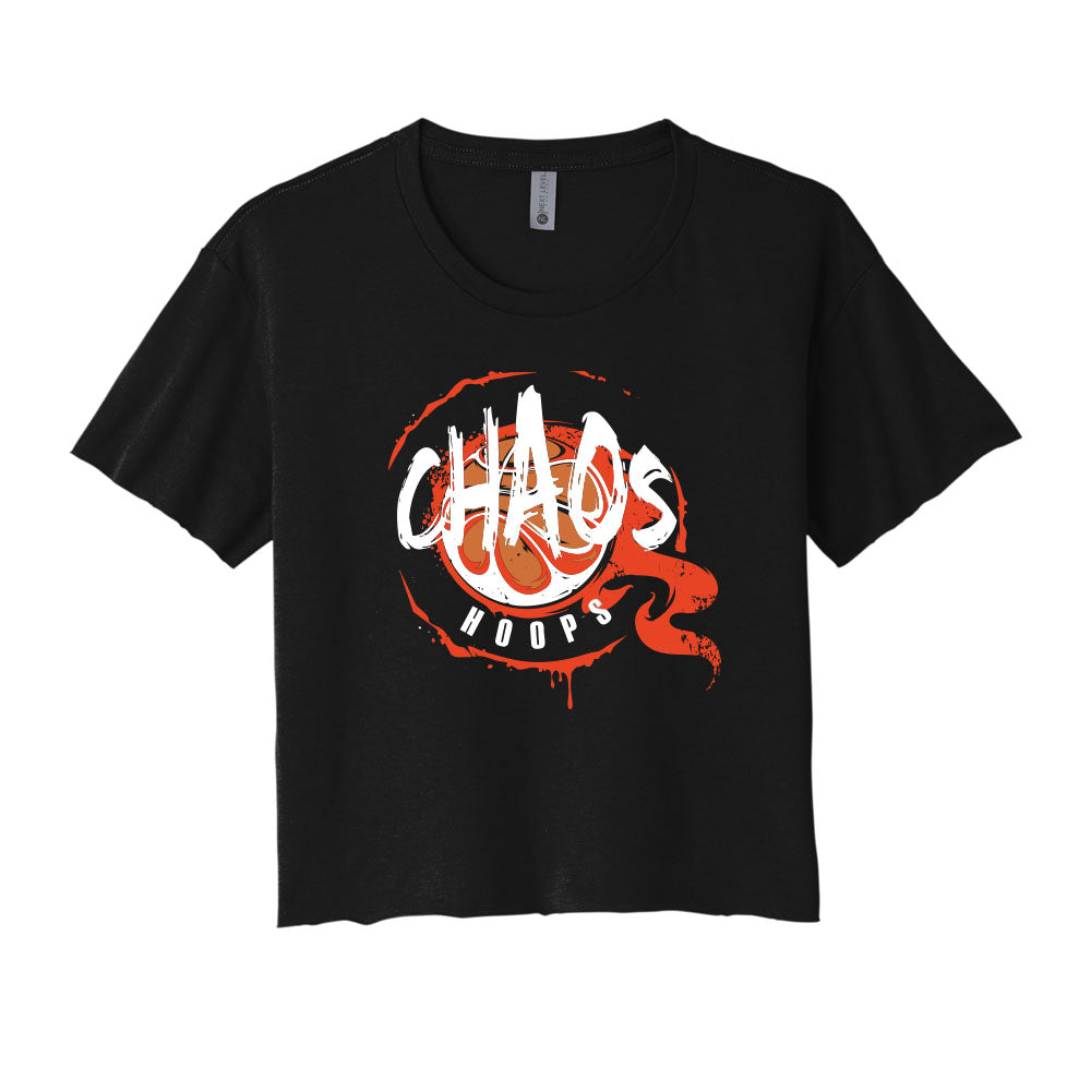 Chaos Hoops Cropped Tee