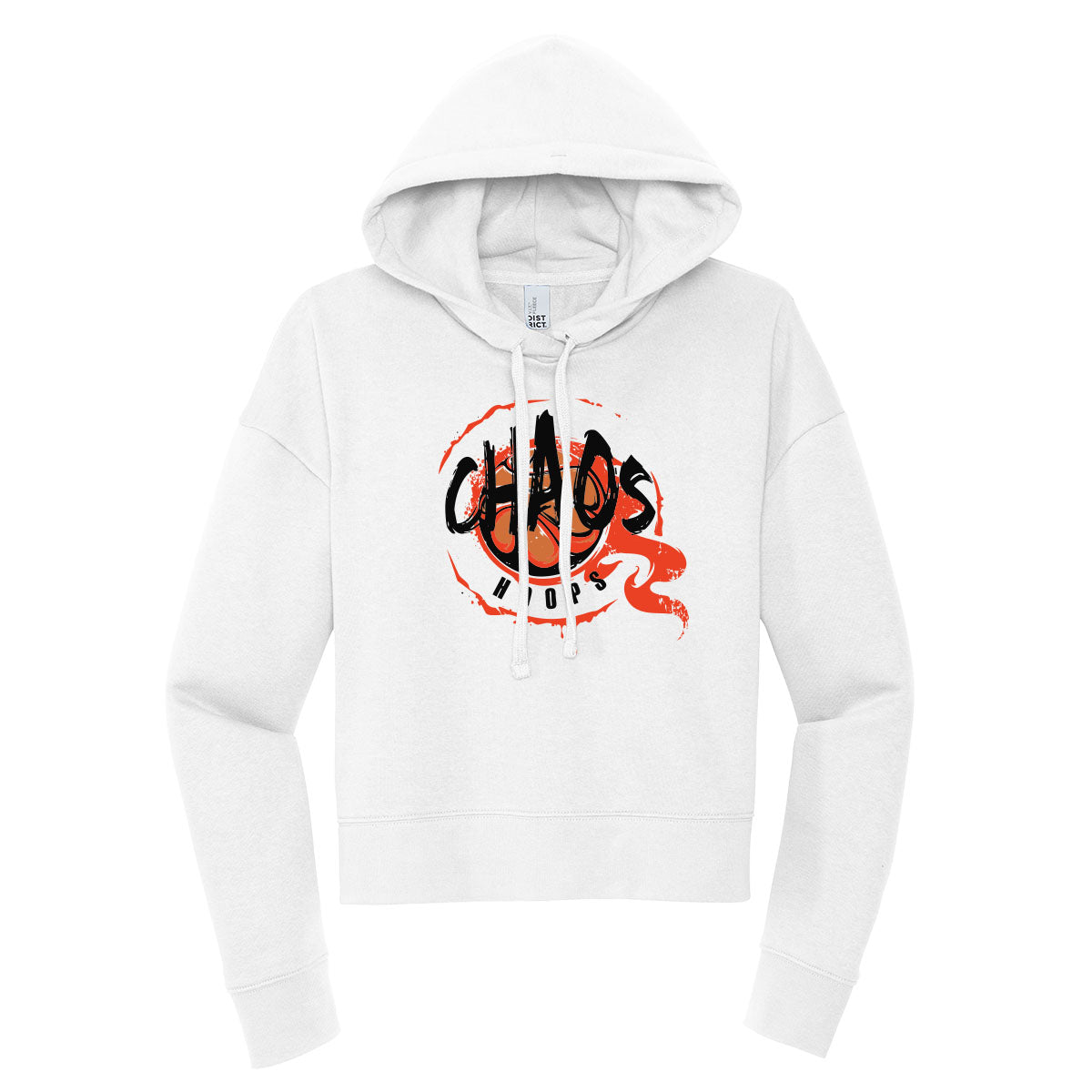 Chaos Hoops Cropped Hoodie