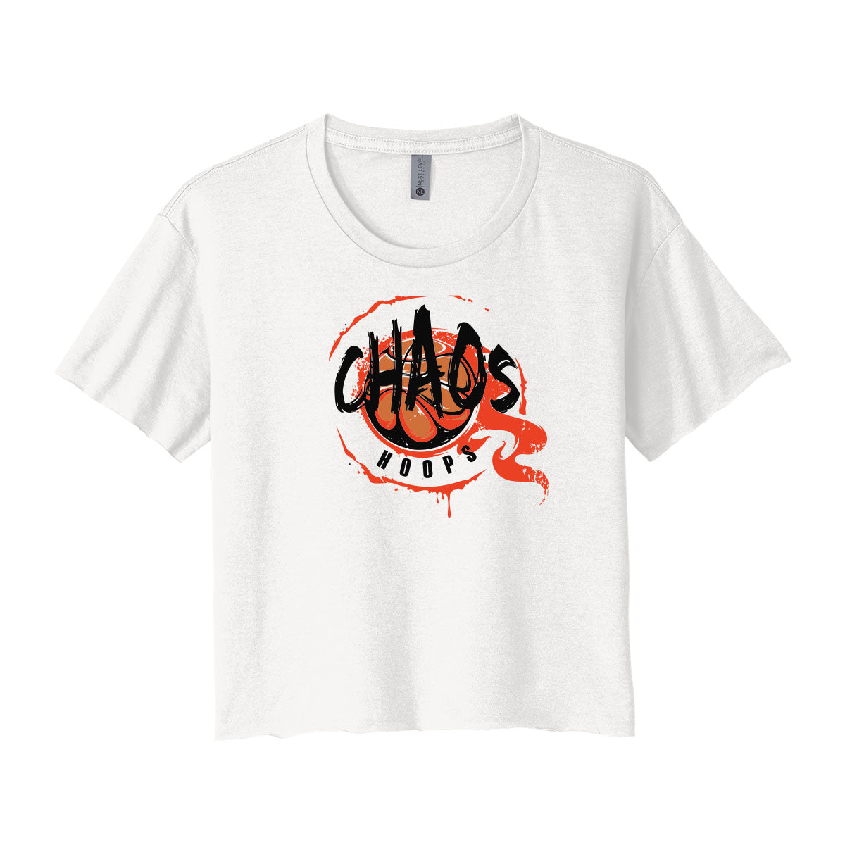 Chaos Hoops Cropped Tee