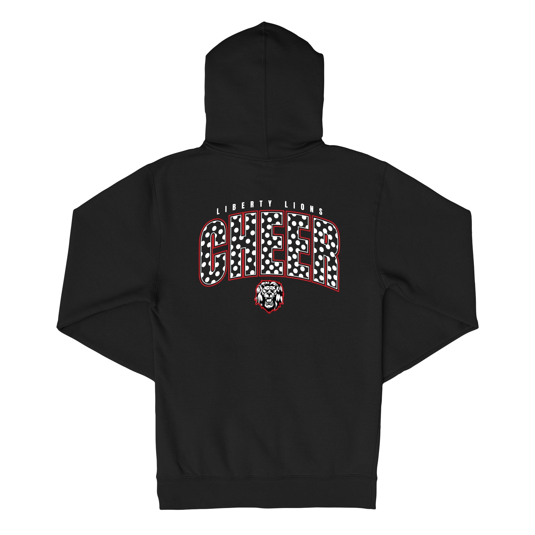 Liberty Cheer Polka Dot Full Zip Sweatshirt