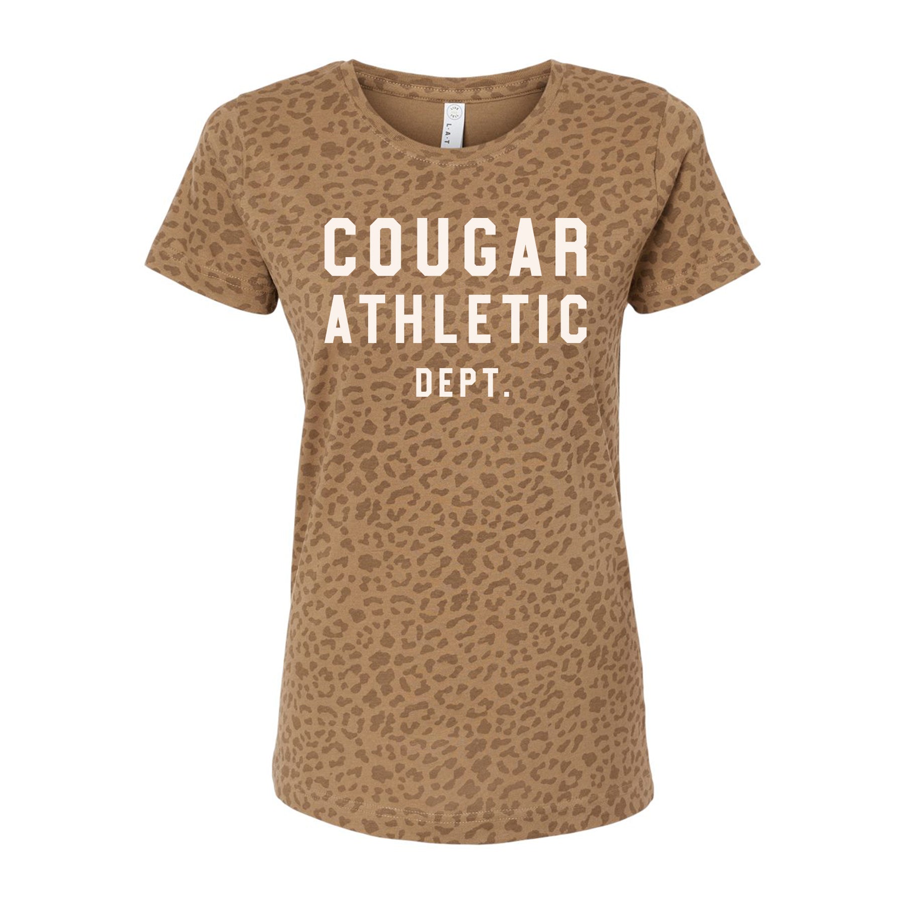 Cougar Athletics Leopard Women's Fit Tee