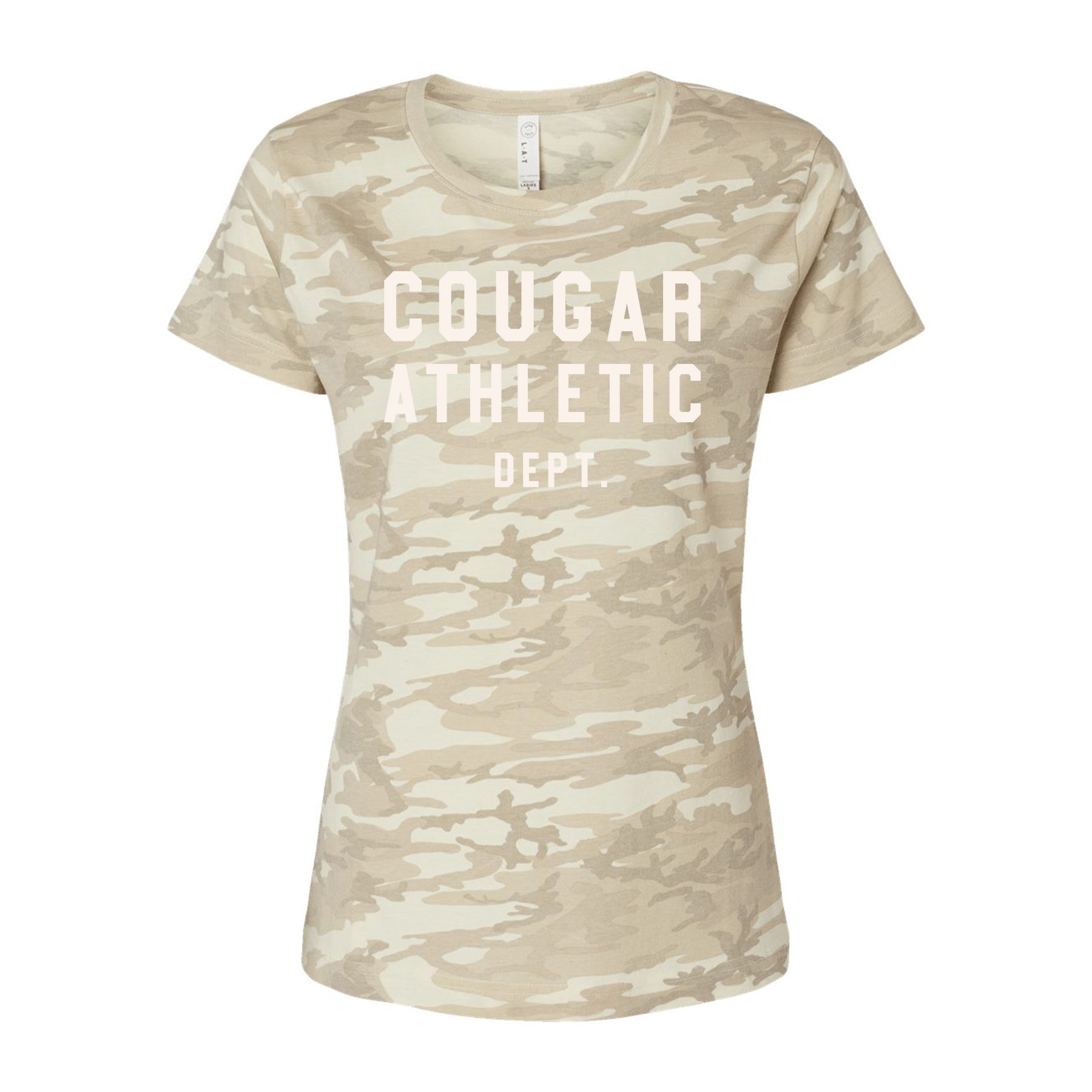 Cougar Athletics Camo Women's Fit Tee
