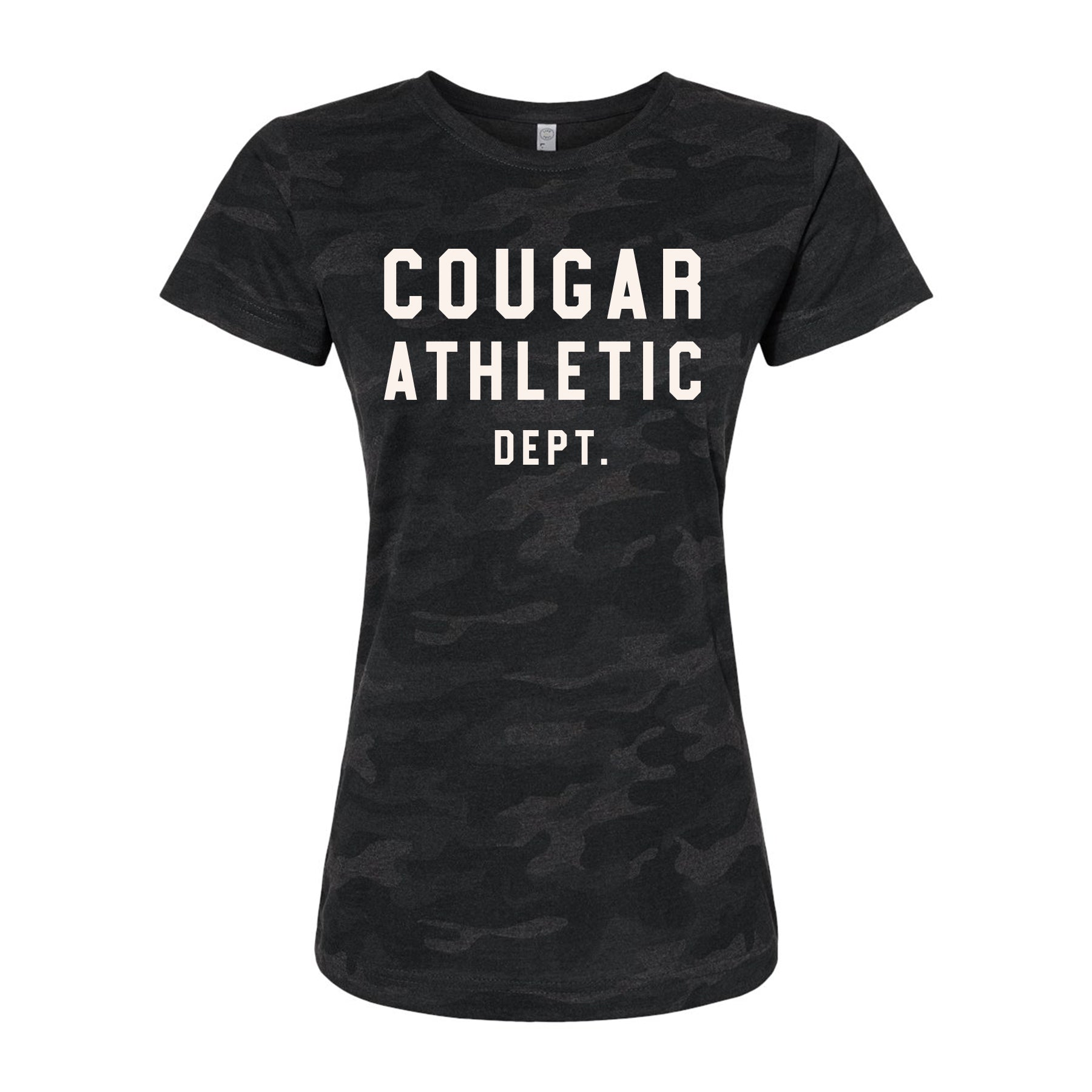 Cougar Athletics Camo Women's Fit Tee