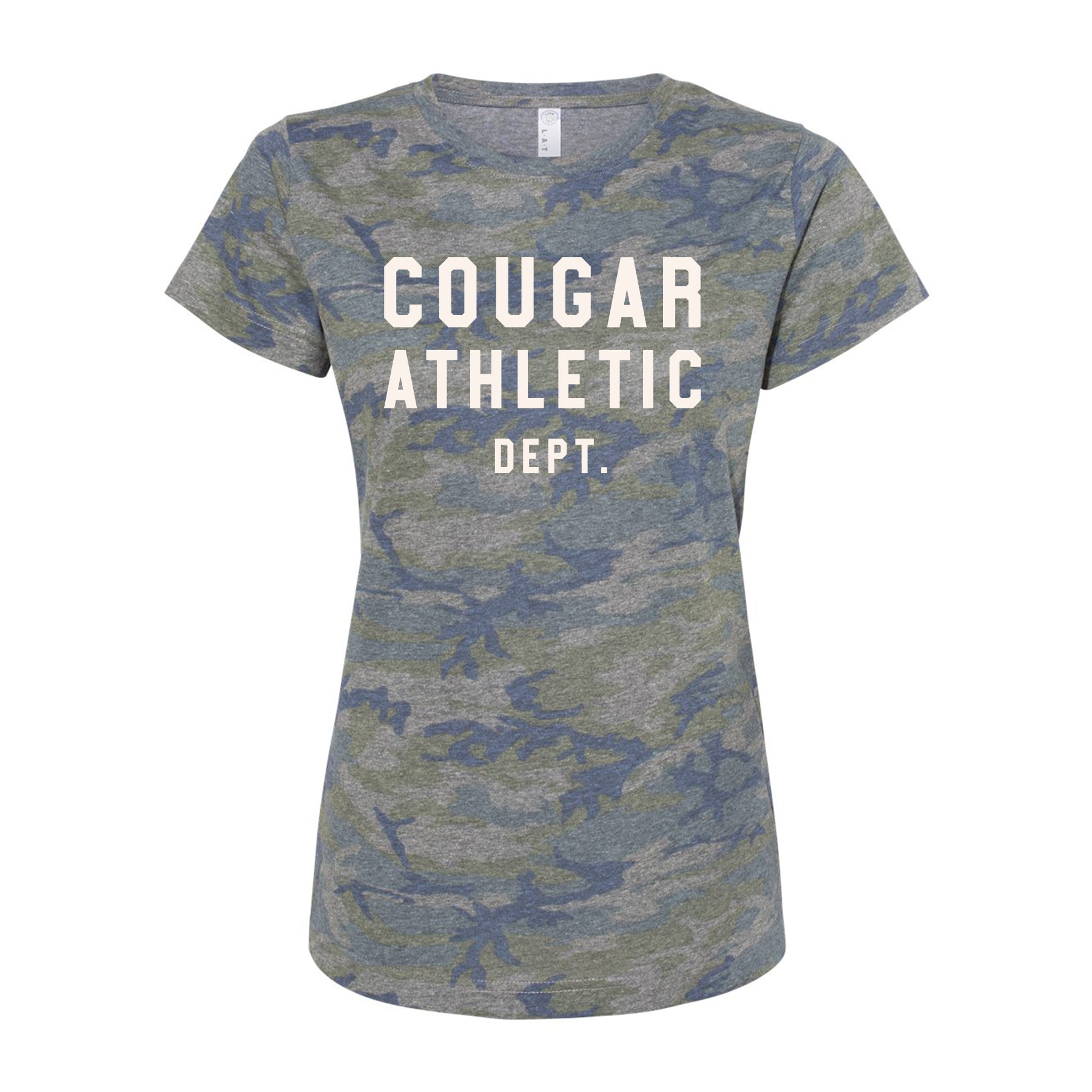 Cougar Athletics Camo Women's Fit Tee