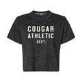 Cougar Athletics Leopard Cropped Boxy Tee