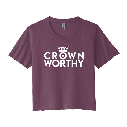 Crown Worthy Cropped Tee