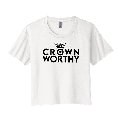 Crown Worthy Cropped Tee