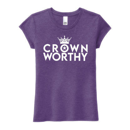 Crown Worthy Girls Tee