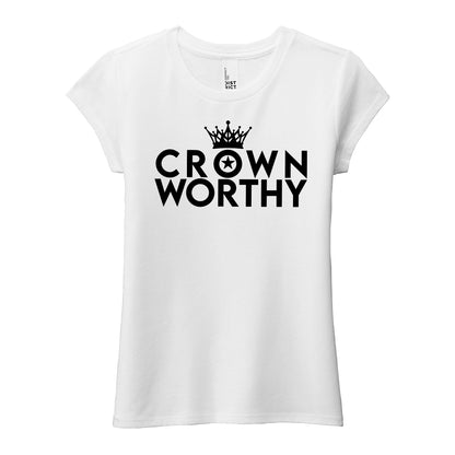 Crown Worthy Girls Tee