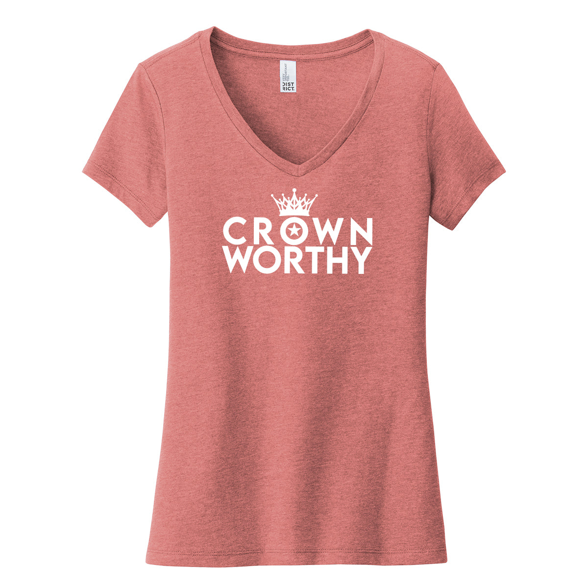 Crown Worthy Womens V-Neck Tee
