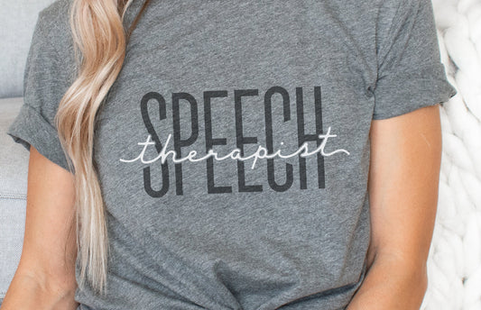 Speech Therapist Unisex Tee